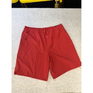 DSG Mens 8 Inch Agility Short Light Red Athletic Fit NWT L CKP14384CN